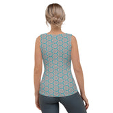 Linear Elegance All-Over Print Women's Tank Top